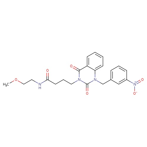 N-(2-methoxyethyl)-4-{1-[(3-nitrophenyl)methyl]-2,4-dioxo-1,2,3,4-tetrahydroquinazolin-3-yl}butanamide