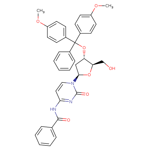 Cytidine, N-benzoyl-3'-O-[bis(4-methoxyphenyl)phenylmethyl]-2'-deoxy-