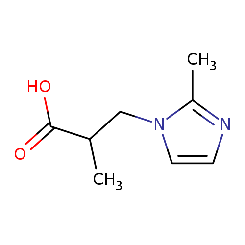 2-Methyl-3-(2-methyl-1h-imidazol-1-yl)propanoic acid