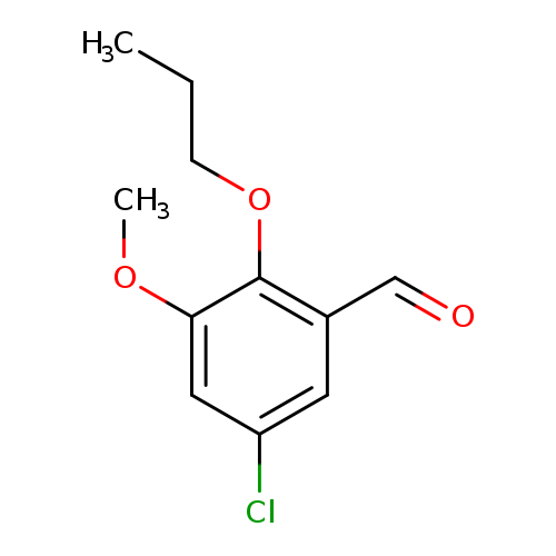 5-Chloro-3-methoxy-2-propoxybenzaldehyde