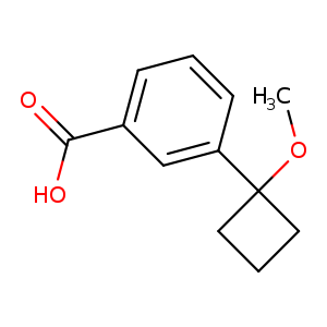 3-(1-methoxycyclobutyl)benzoic acid