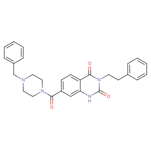 7-(4-benzylpiperazine-1-carbonyl)-3-(2-phenylethyl)-1,2,3,4-tetrahydroquinazoline-2,4-dione