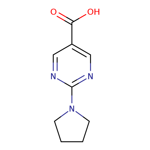 2-Pyrrolidin-1-ylpyrimidine-5-carboxylic acid