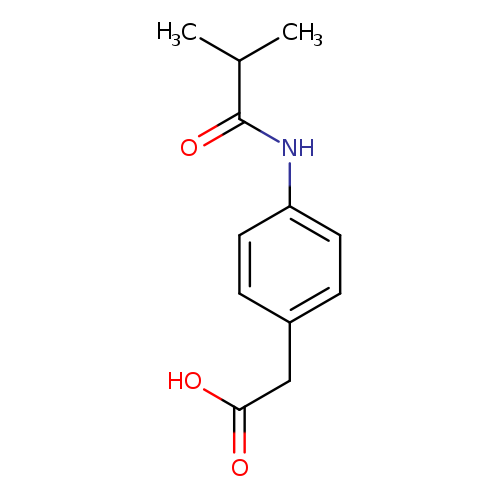 2-[4-(2-methylpropanamido)phenyl]acetic acid
