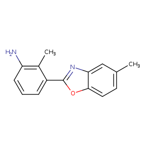 2-Methyl-3-(5-methyl-1,3-benzoxazol-2-yl)aniline
