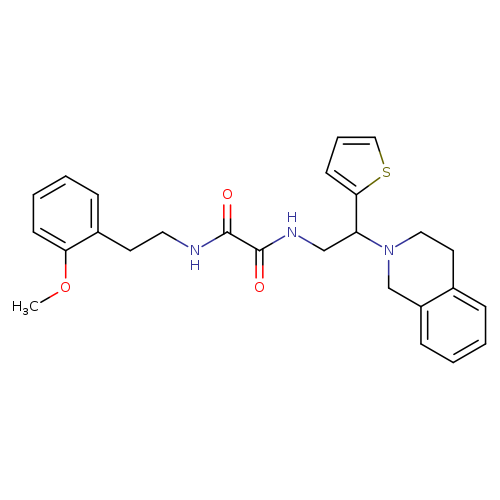 N'-[2-(2-methoxyphenyl)ethyl]-N-[2-(1,2,3,4-tetrahydroisoquinolin-2-yl)-2-(thiophen-2-yl)ethyl]ethanediamide