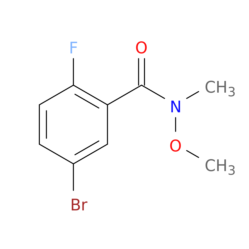 5-Bromo-2-fluoro-N-methoxy-N-methylbenzamide