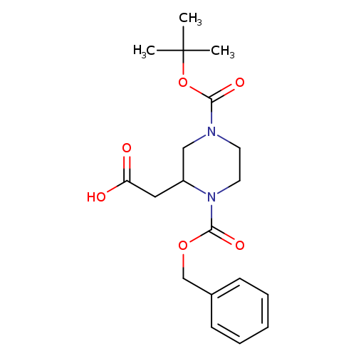 2-{1-[(benzyloxy)carbonyl]-4-[(tert-butoxy)carbonyl]piperazin-2-yl}aceticacid