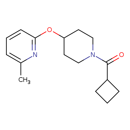 2-[(1-cyclobutanecarbonylpiperidin-4-yl)oxy]-6-methylpyridine