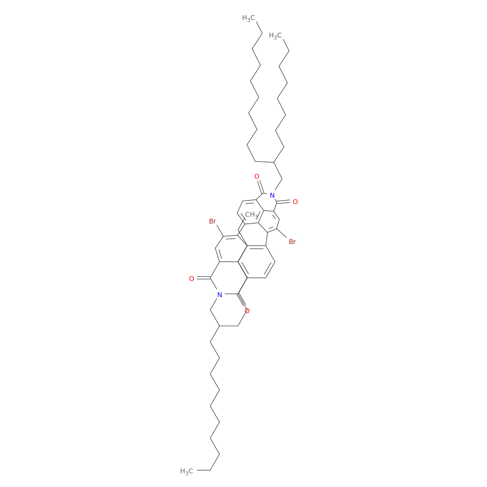 5,12-Dibromo-2,9-bis(2-octyldodecyl)anthra[2,1,9-def:6,5,10-d'e'f']diisoquinoline-1,3,8,10(2H,9H)-tetraone