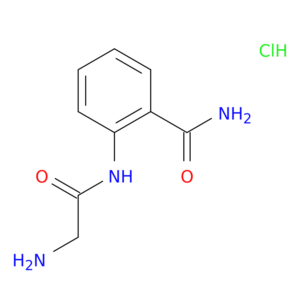 2-(2-aminoacetamido)benzamide hydrochloride