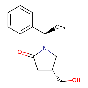 2-Pyrrolidinone, 4-(hydroxymethyl)-1-[(1R)-1-phenylethyl]-, (4R)-