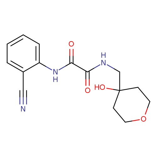 N-(2-cyanophenyl)-N'-[(4-hydroxyoxan-4-yl)methyl]ethanediamide
