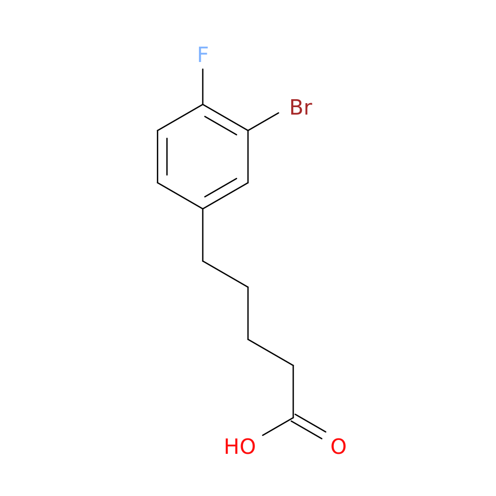 5-(3-bromo-4-fluorophenyl)pentanoic acid