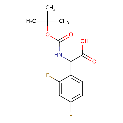 Benzeneacetic acid, α-[[(1,1-dimethylethoxy)carbonyl]amino]-2,4-difluoro-