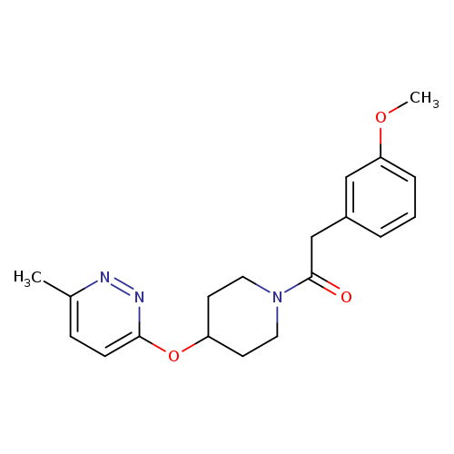2-(3-methoxyphenyl)-1-{4-[(6-methylpyridazin-3-yl)oxy]piperidin-1-yl}ethan-1-one