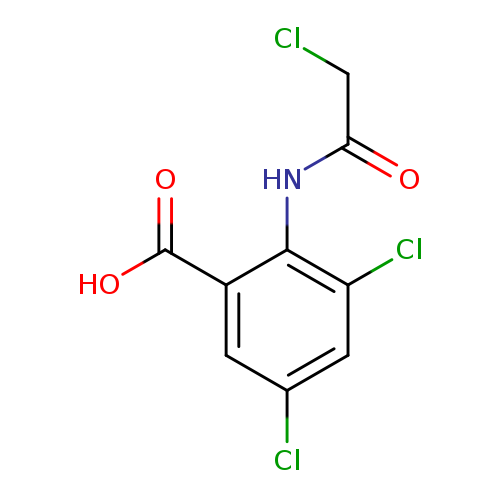 3,5-dichloro-2-(2-chloroacetamido)benzoic acid
