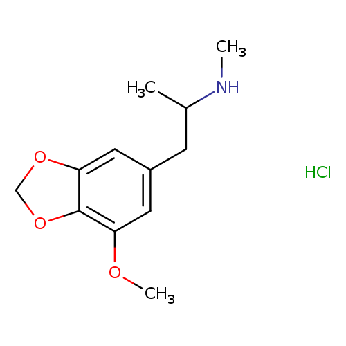 1-(7-methoxybenzo[d][1,3]dioxol-5-yl)-N-methylpropan-2-amine,monohydrochloride
