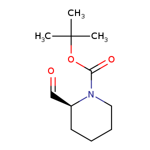 1-Piperidinecarboxylic acid, 2-formyl-, 1,1-dimethylethyl ester, (2S)-