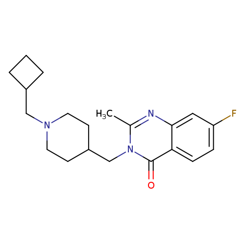 3-{[1-(cyclobutylmethyl)piperidin-4-yl]methyl}-7-fluoro-2-methyl-3,4-dihydroquinazolin-4-one