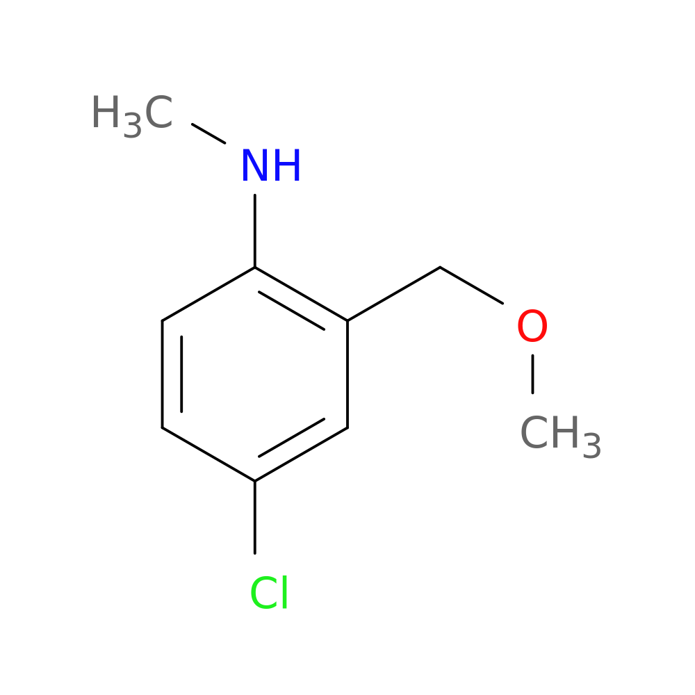 4-Chloro-2-(methoxymethyl)-N-methylaniline