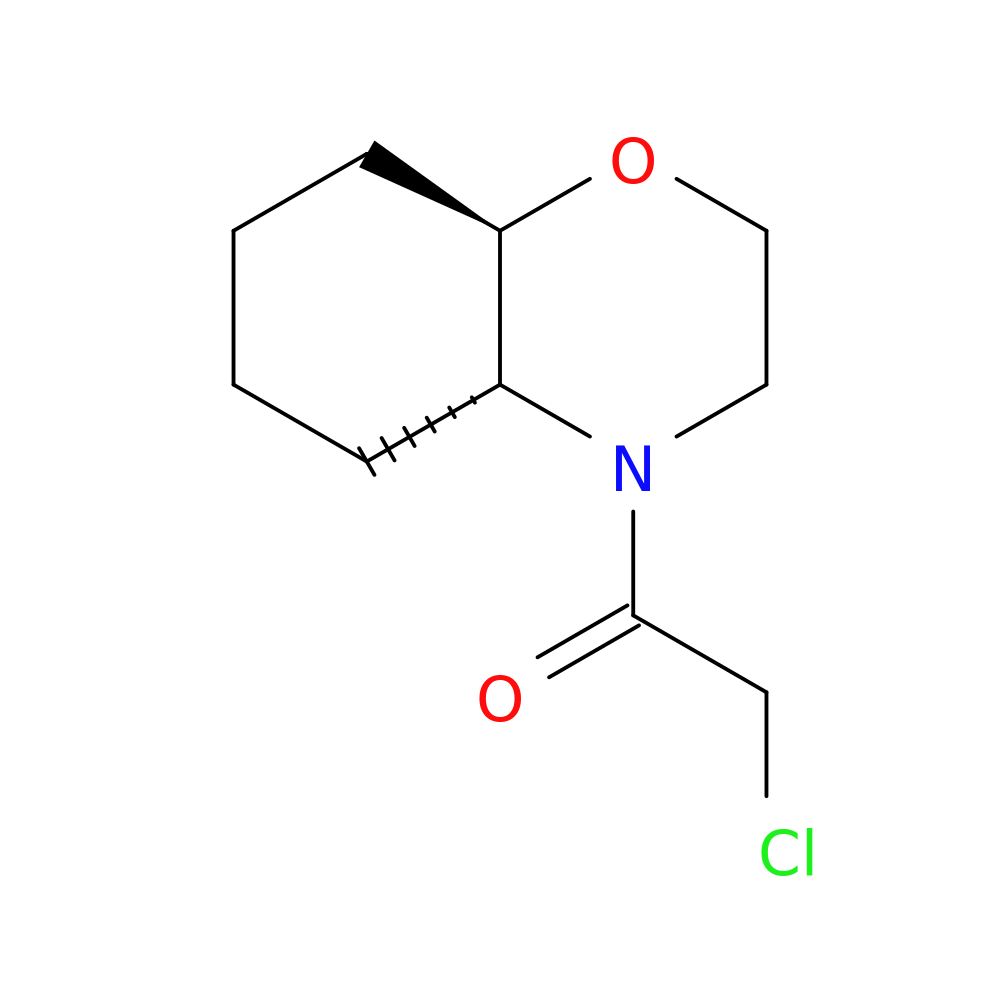 rac-1-[(4aR,8aR)-octahydro-2H-1,4-benzoxazin-4-yl]-2-chloroethan-1-one