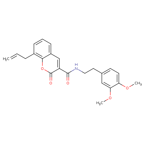 N-[2-(3,4-dimethoxyphenyl)ethyl]-2-oxo-8-(prop-2-en-1-yl)-2H-chromene-3-carboxamide