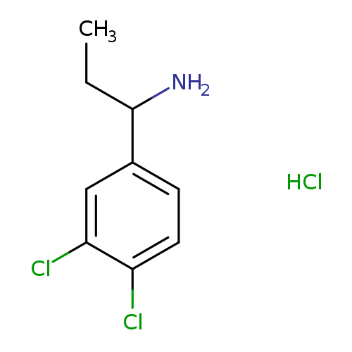 1-(3,4-DICHLOROPHENYL)PROPAN-1-AMINE HYDROCHLORIDE