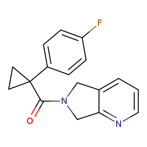 6-[1-(4-fluorophenyl)cyclopropanecarbonyl]-5H,6H,7H-pyrrolo[3,4-b]pyridine