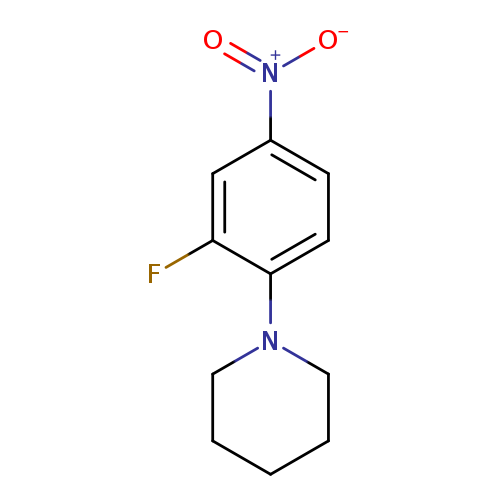 1-(2-Fluoro-4-nitrophenyl)piperidine