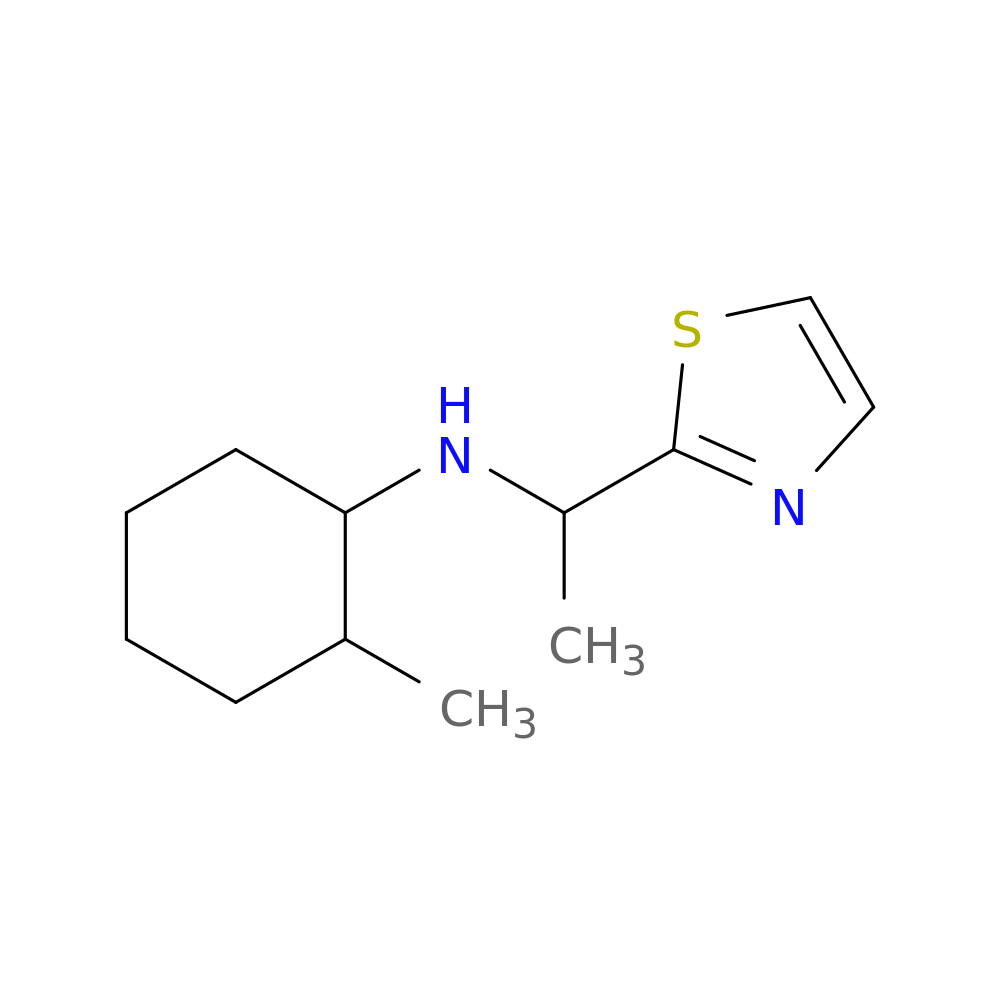 2-methyl-N-[1-(1,3-thiazol-2-yl)ethyl]cyclohexan-1-amine