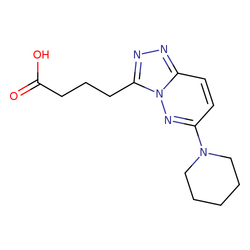 4-(6-(piperidin-1-yl)-[1,2,4]triazolo[4,3-b]pyridazin-3-yl)butanoic acid
