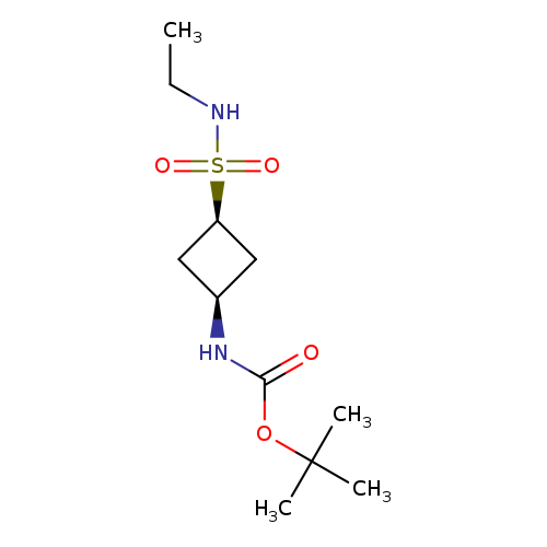 tert-butyl N-[(1s,3s)-3-(ethylsulfamoyl)cyclobutyl]carbamate