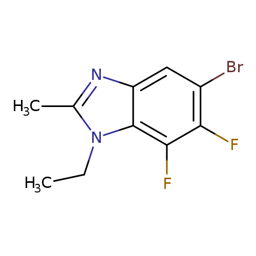 5-Bromo-1-ethyl-6,7-difluoro-2-methyl-1,3-benzodiazole