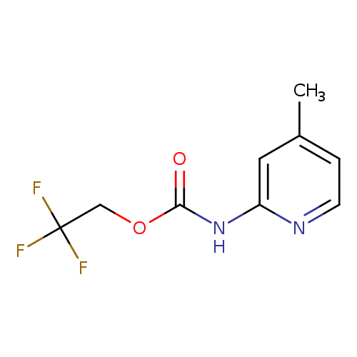 2,2,2-Trifluoroethyl 4-methylpyridin-2-ylcarbamate