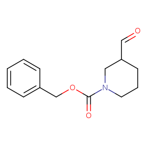 1-Piperidinecarboxylic acid, 3-formyl-, phenylmethyl ester