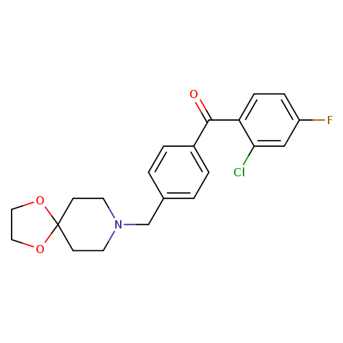 (4-(1,4-Dioxa-8-azaspiro[4.5]decan-8-ylmethyl)phenyl)(2-chloro-4-fluorophenyl)methanone