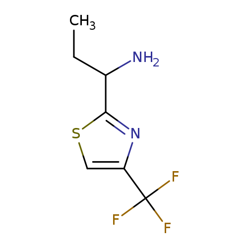 1-[4-(trifluoromethyl)-1,3-thiazol-2-yl]propan-1-amine