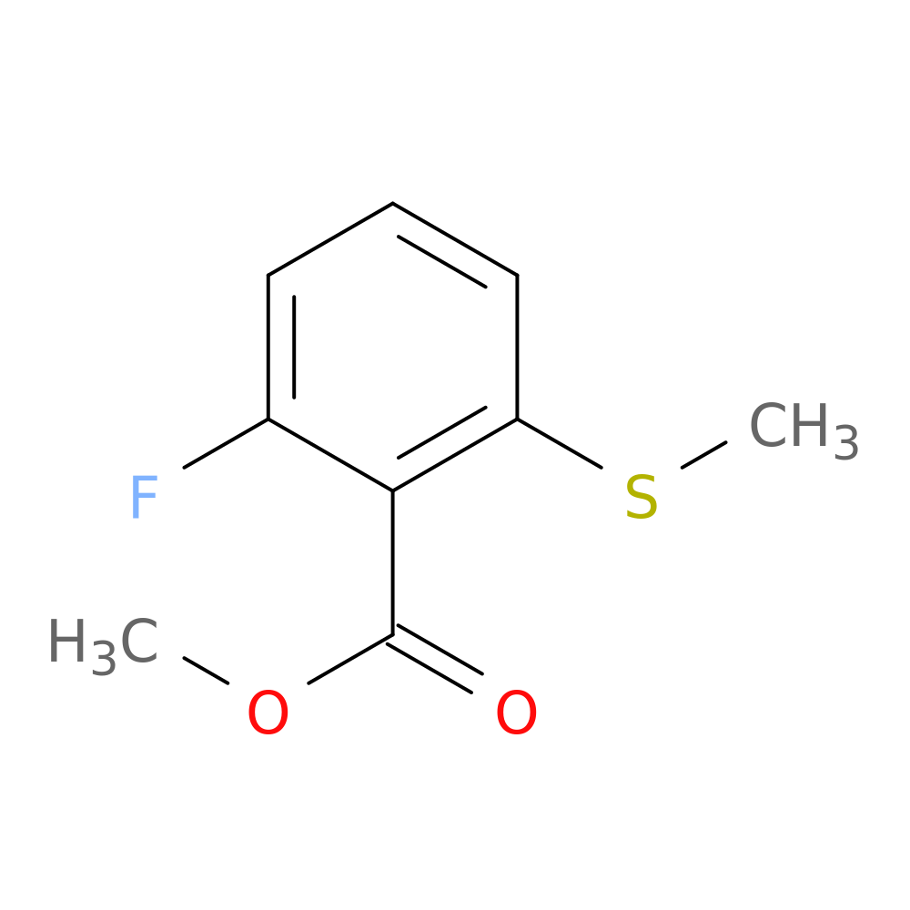 6-Fluoro-2-(methylthio)benzoic acid methyl ester
