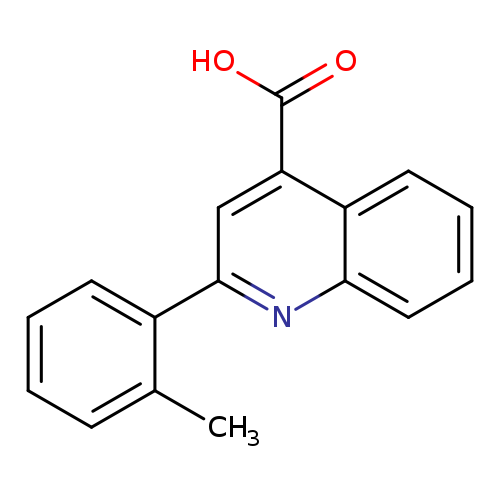 4-Quinolinecarboxylic acid, 2-(2-methylphenyl)-
