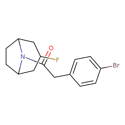 2-(4-bromophenyl)-1-{3-fluoro-8-azabicyclo[3.2.1]octan-8-yl}ethan-1-one