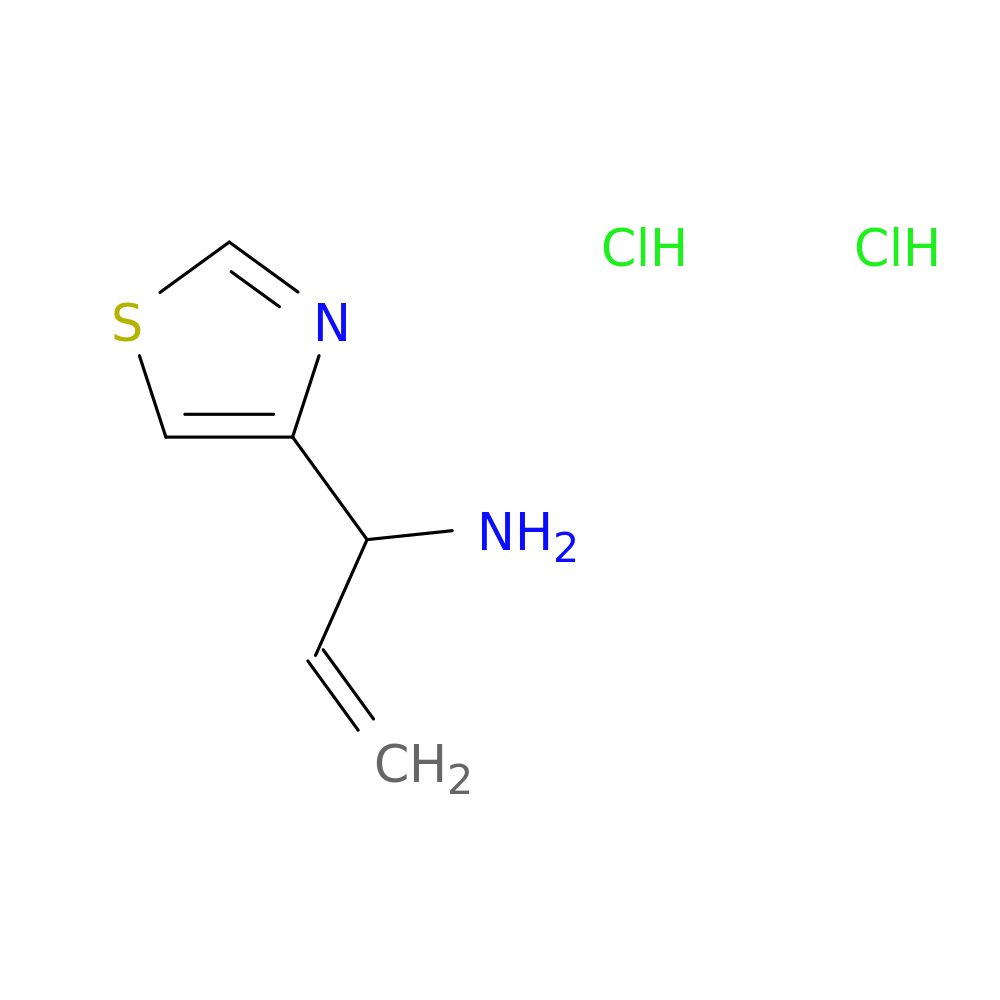 1-(1,3-thiazol-4-yl)prop-2-en-1-amine dihydrochloride