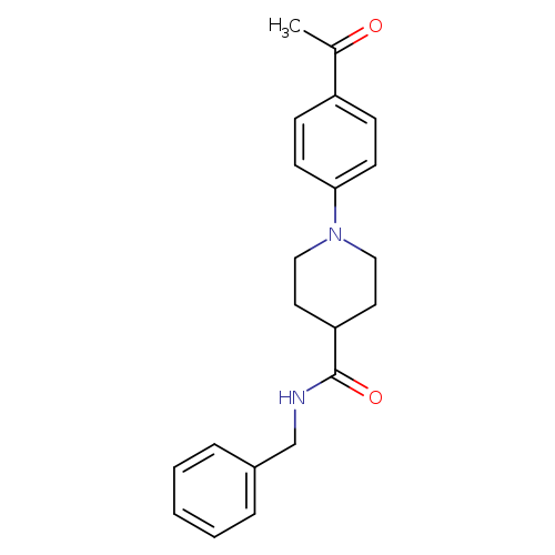 1-(4-acetylphenyl)-N-benzylpiperidine-4-carboxamide