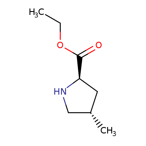 D-Proline, 4-methyl-, ethyl ester, (4S)-rel-