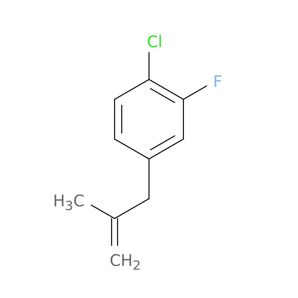 3-(4-Chloro-3-fluorophenyl)-2-methyl-1-propene
