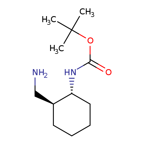 Carbamic acid, N-[(1R,2S)-2-(aminomethyl)cyclohexyl]-, 1,1-dimethylethyl ester, rel-