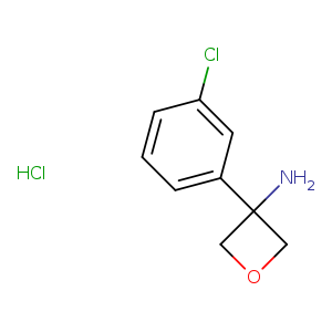 3-Oxetanamine, 3-(3-chlorophenyl)-, hydrochloride (1:1)