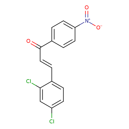 (2E)-3-(2,4-dichlorophenyl)-1-(4-nitrophenyl)prop-2-en-1-one