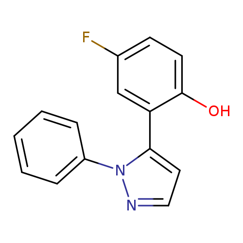 Phenol, 4-fluoro-2-(1-phenyl-1H-pyrazol-5-yl)-