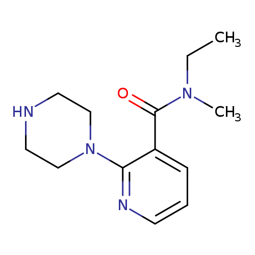 N-Ethyl-N-methyl-2-(1-piperazinyl)nicotinamide